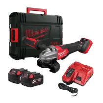 Milwaukee M18 FSAGSVO125X-502X FUEL™ – Szlifierka kątowa 125 mm z regulacją prędkości i ONE-KEY™ Zestaw | SanPro.Net