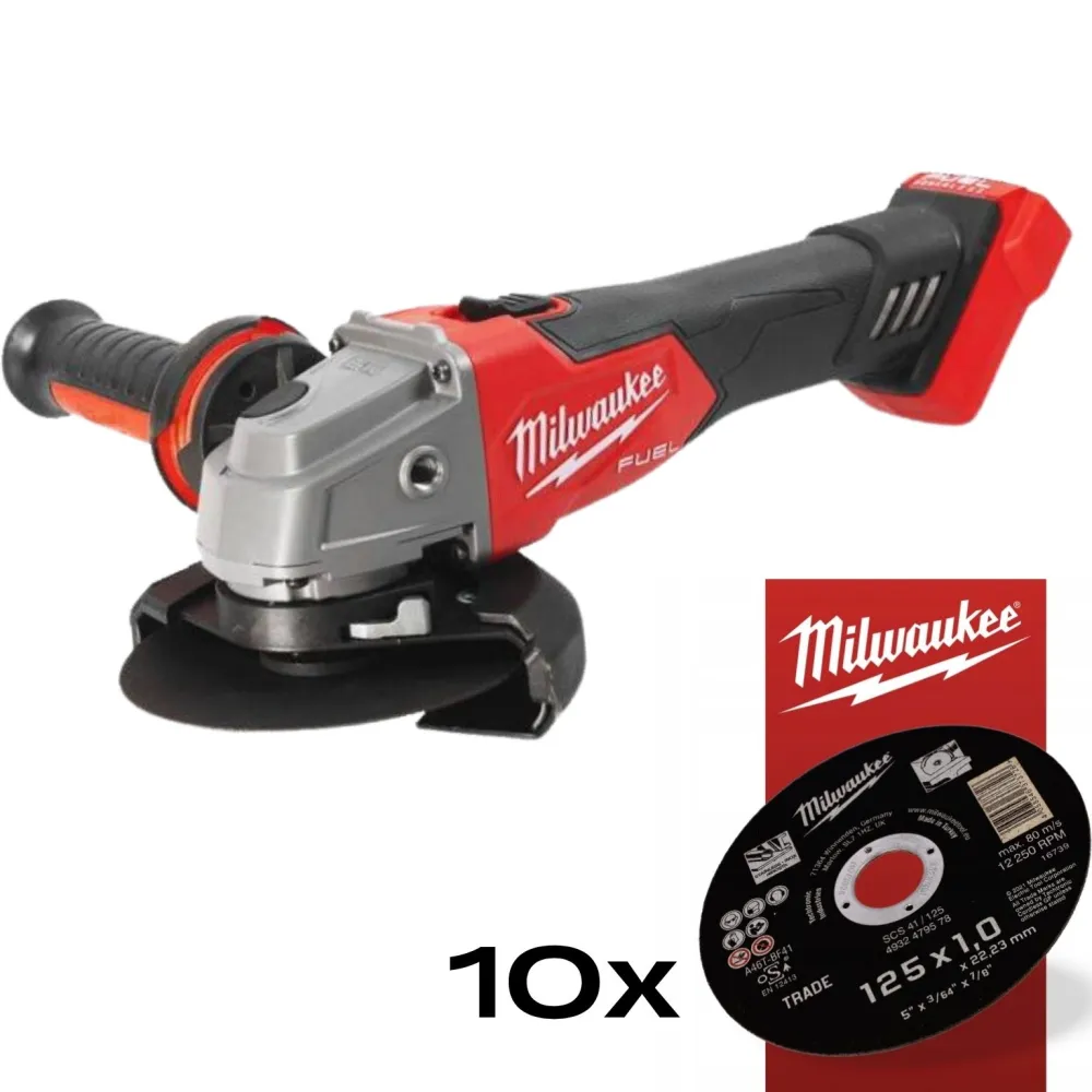Milwaukee M18 FSAG125X-0 - Szlifierka kątowa 18V 125mm - Moc !