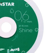 Diamentowa tarcza tnąca Distar 76x0,6 Shine – precyzyjne cięcie | sanpro.net