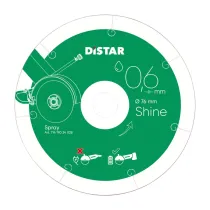 Diamentowa tarcza tnąca Distar 76x0,6 Shine – precyzyjne cięcie | sanpro.net