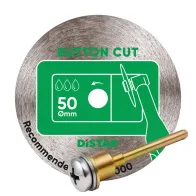 Distar ButtonCut 50x0,8F – tarcza diamentowa do gresu i ceramiki