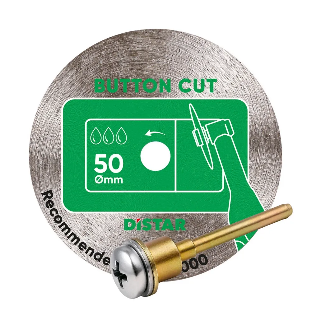 Distar ButtonCut 50x0,8F – tarcza diamentowa do gresu i ceramiki
