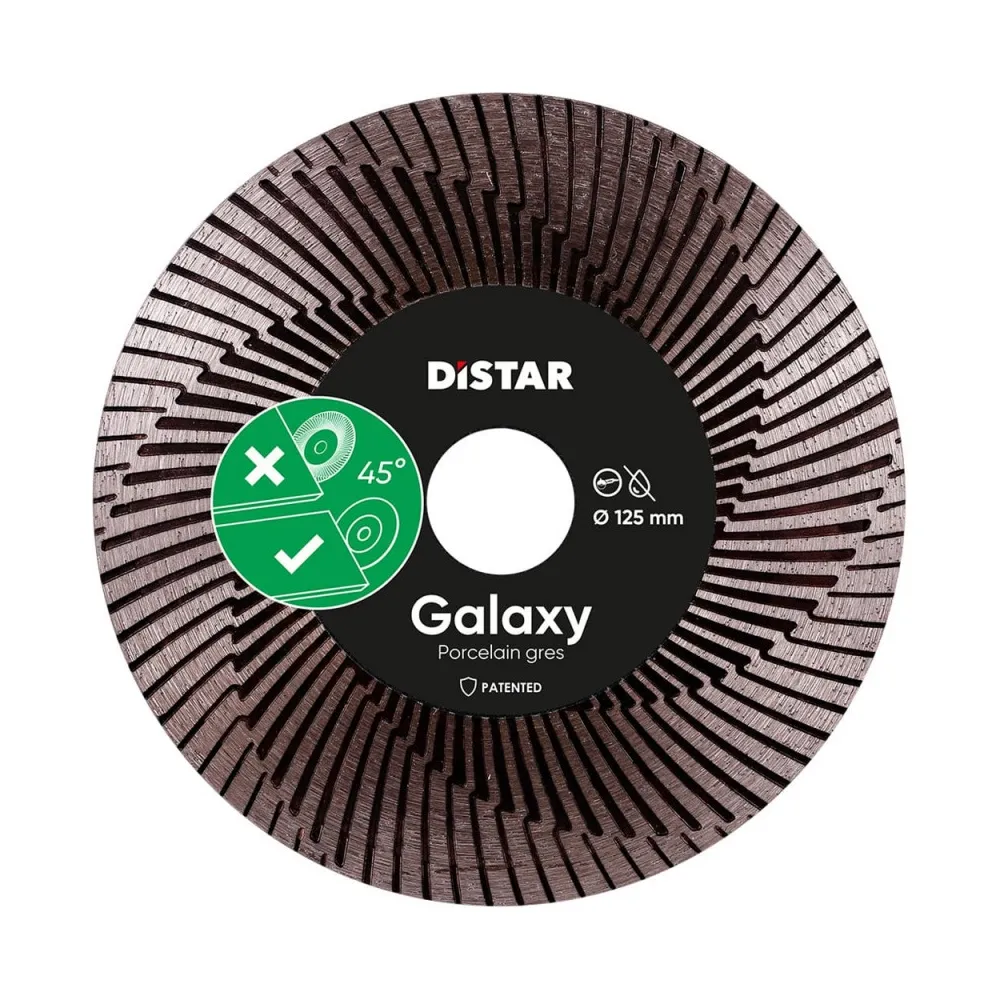 Distar Galaxy 125x30x22,23 - tarcza diamentowa do gresu i ceramiki