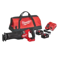 Milwaukee M18 FSZ-502X – piła szablasta 18V z 2×5,0 Ah i ładowarką | SanPro.Net