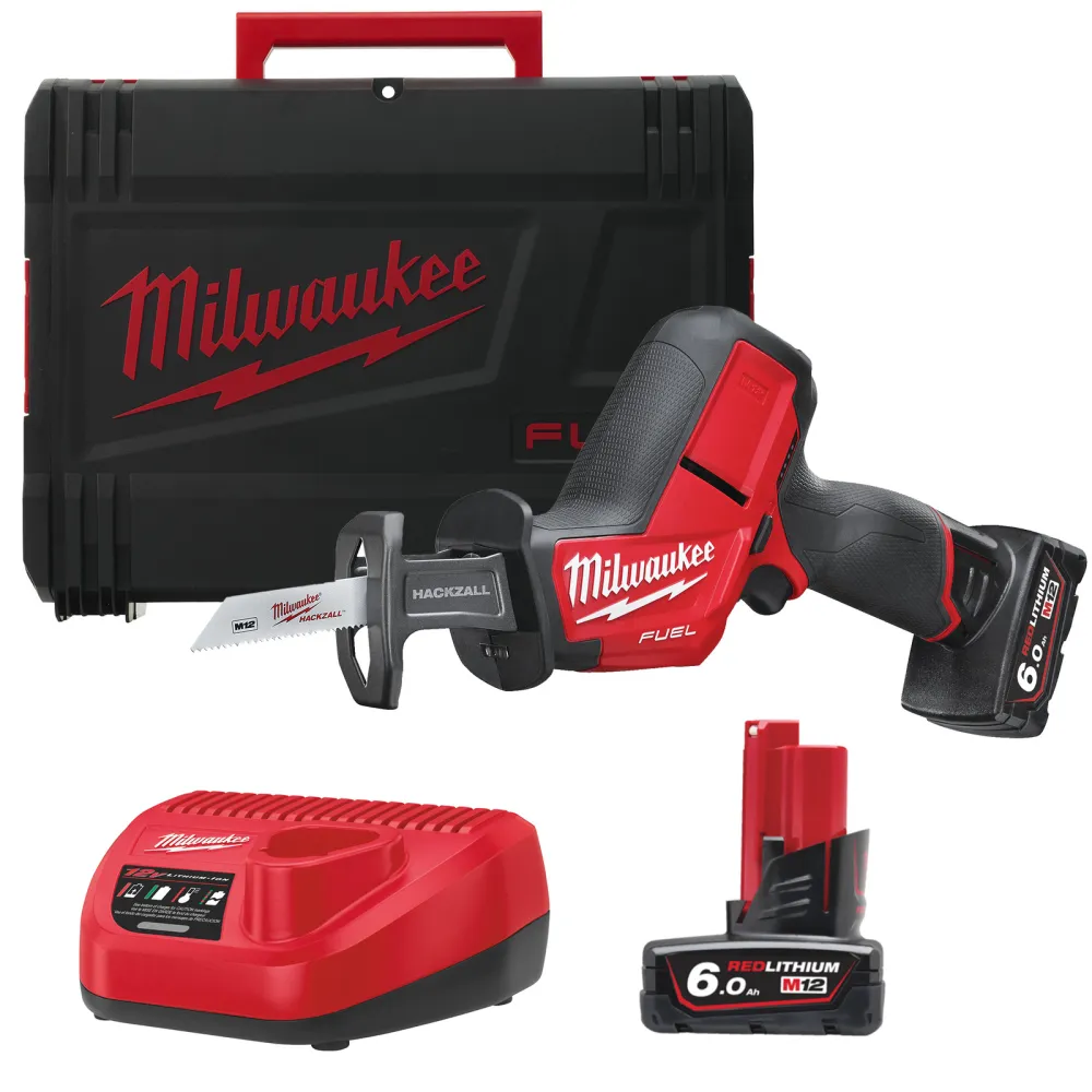 Milwaukee M12 CHZ-602X FUEL™ – subkompaktowa piła szablasta 12V 2x6,0Ah | SanPro.Net