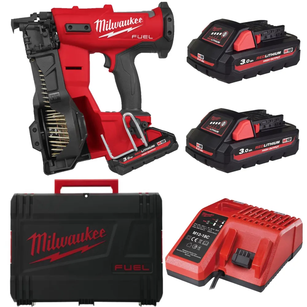 Milwaukee M18 FRCN45-302X FUEL™ – Gwoździarka bębnowa 18V | SanPro.Net