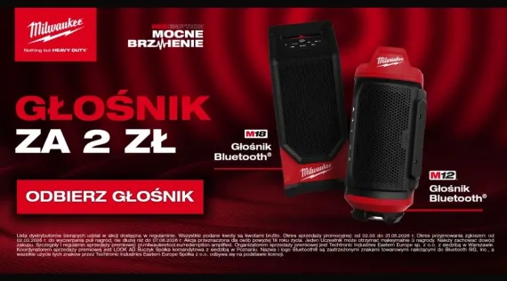 PROMOCJA REDEMPTION MILWAUKEE 2026 - Największa akcja promocyjna dla użytkowników marki Milwaukee w 2026 roku!